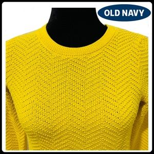 Old Navy yellow sweater
